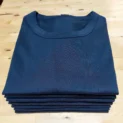 きっちり畳まれた自衛艦のTシャツ（道本和生さん提供）