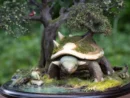 ポケモン「ナエトル親子」のリアルジオラマ まるで生きているかのよう