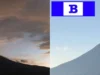 AとBどちらが富士山でしょう、という質問の写真