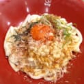 たまかけうどん(完成時)
