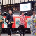 高杉真宙、「TOKYO MER」ユニフォーム姿で打ち水に参加　映画の撮影秘話も披露