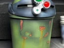 「スコープドッグのゴミ箱」爆誕　100均素材で再現された「錆びたAT」