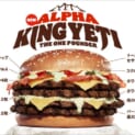総カロリー1700kcal超え！バーガーキングから「アルファキング・イエティ ザ・ワンパウンダー」襲来